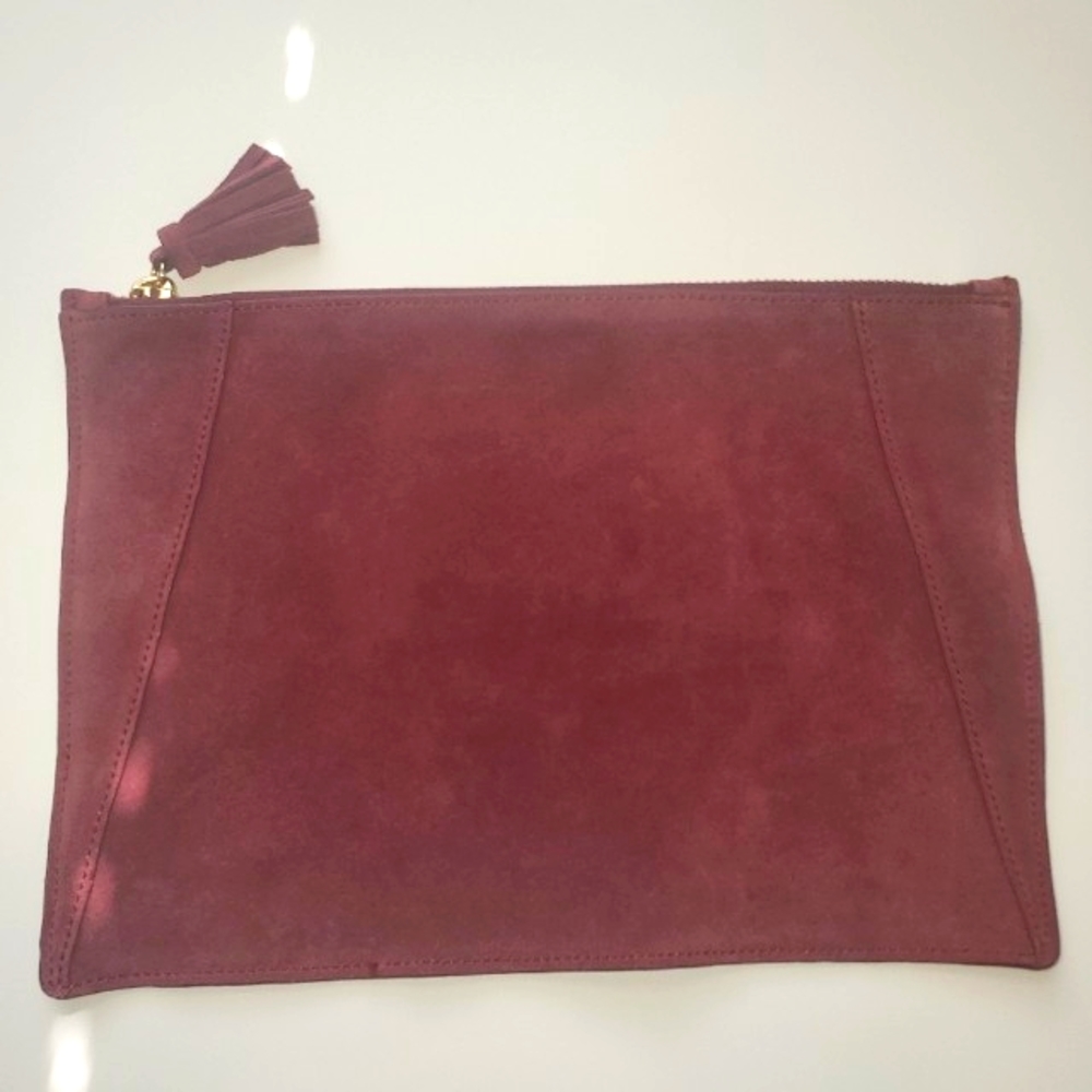 NWOT Neely & Chloe Cowhide Leather Clutch Bag